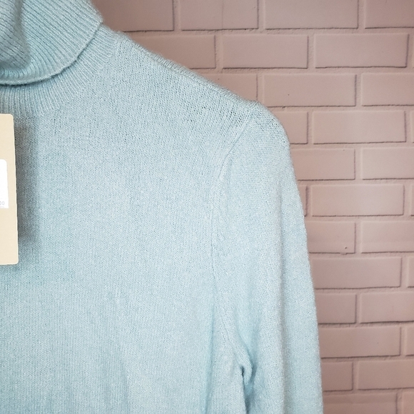 Halogen turtleneck‎ sweater in blue raindrop - Size XS - Picture 5 of 11
